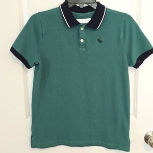 ❤️ 3/$10 Abercrombie Green Polo